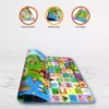 Alfombra 2x180 6 Alfombra Antigolpes Bebe Reversible LETRAS Y ANIMALES 150x180 cm y 0,8 cm Grosor