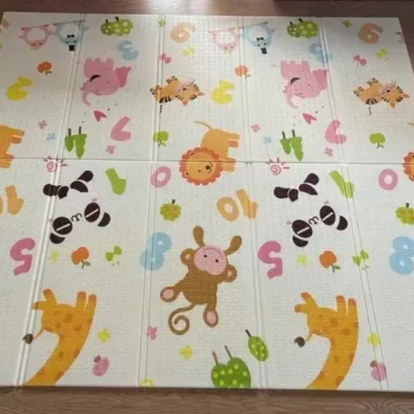 Alfombra Jirafa Animales 200 x 180 5 Alfombra Antigolpes Bebe Reversible JIRAFA-ANIMALES 200x180 cm y 0,8 cm Grosor