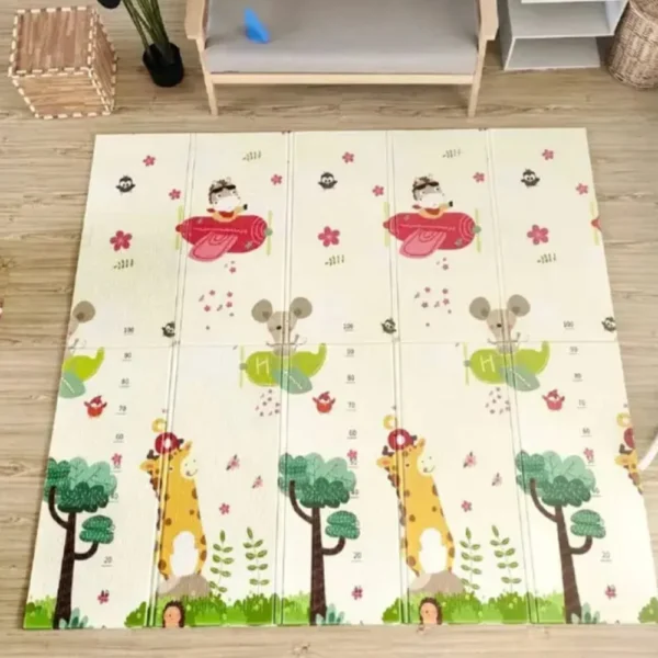 Alfombra Jirafa Londres 150 5 Alfombra Antigolpes Bebe Reversible JIRAFA -LONDRES 150x180 cm y 0,8 cm Grosor