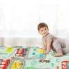 Alfombra Jirafa Londres 150 6 Alfombra Antigolpes Bebe Reversible JIRAFA -LONDRES 150x180 cm y 0,8 cm Grosor