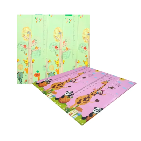 Alfombra antigolpes para bebes JIRAFA rosa