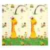 Alfombra Jirafas Letras 15 mm 3 Alfombra Antigolpes Bebe Reversible JIRAFA-LETRAS 200x180 cm y 1,5 cm Grosor
