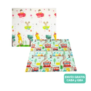 Alfombra antigolpes jirafa y londres para bebes