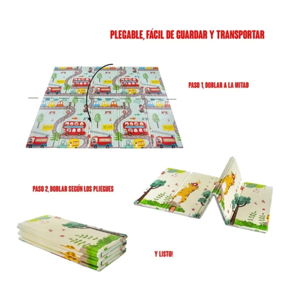 Alfombra antigolpes jirafa y londres para bebes Alfombra antigolpes jirafa y londres para bebes