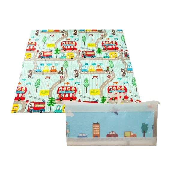 Alfombra Londres 2 Alfombra Antigolpes Bebe Reversible JIRAFA -LONDRES 150x180 cm y 0,8 cm Grosor