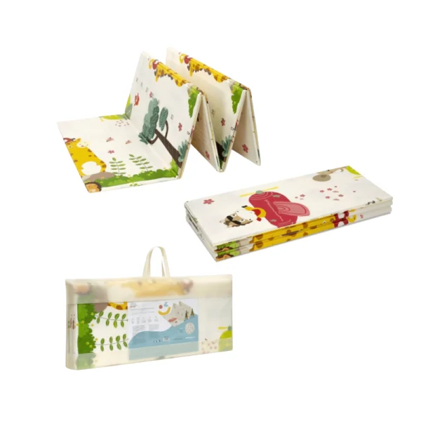 Alfombra Londres 3 Alfombra Antigolpes Bebe Reversible JIRAFA -LONDRES 150x180 cm y 0,8 cm Grosor