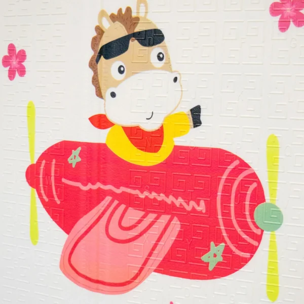 Alfombra Londres 5 Alfombra Antigolpes Bebe Reversible JIRAFA -LONDRES 150x180 cm y 0,8 cm Grosor