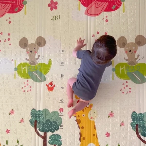 Alfombra Londres 9 Alfombra Antigolpes Bebe Reversible JIRAFA -LONDRES 150x180 cm y 0,8 cm Grosor