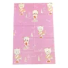 Alfombra Ositos Rosas y Animales 3 Alfombra Antigolpes Bebe Reversible OSITOS ROSAS Y ANIMALES 120x180 cm y 0,8 cm Grosor