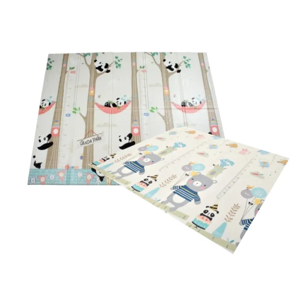 Alfombra Pandas Ositos 1 Alfombra Antigolpes Bebe Reversible PANDAS-OSITOS 200x180 cm y 1cm Grosor