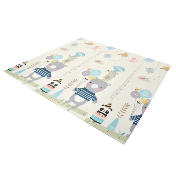 Alfombra Pandas Ositos 2 Alfombra Antigolpes Bebe Reversible PANDAS-OSITOS 200x180 cm y 1cm Grosor
