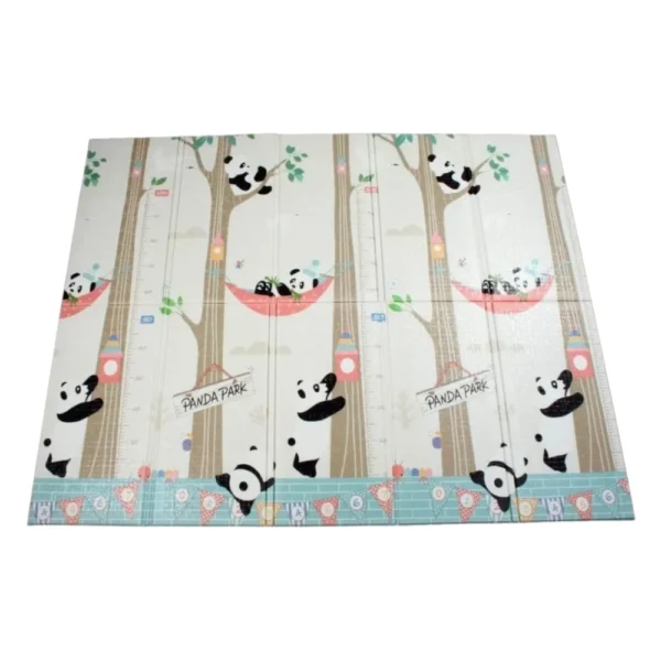 Alfombra Pandas Ositos 3 Alfombra Antigolpes Bebe Reversible PANDAS-OSITOS 200x180 cm y 1cm Grosor