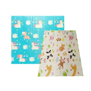 Alfombra Unicornios Animales 150 1 Alfombra Antigolpes Bebe Reversible UNICORNIOS -ANIMALES 150x180 cm y 0,8 cm Grosor