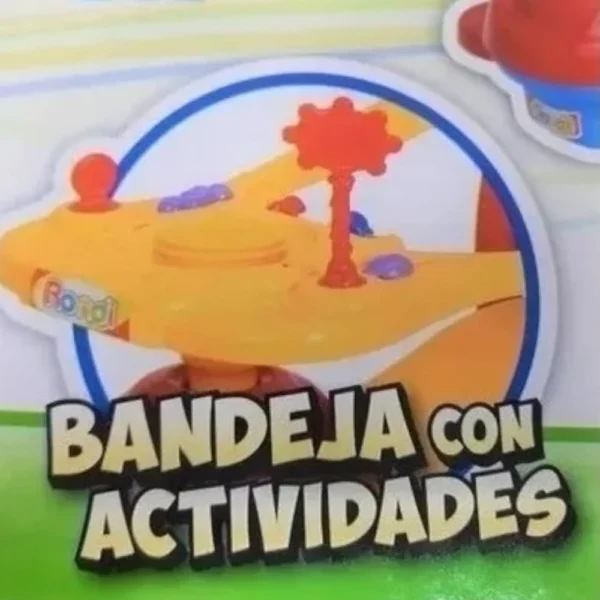 Andadador 6 Andador 2 En 1 Rondi Funny Top con Sonido y Barra de Empuje