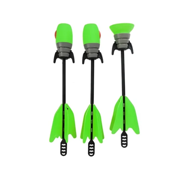 Arco Flecha 3 Set de Arco y Flecha Silbadora Verde de Juguete Tiro Al Blanco