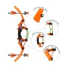 Arco Flecha 4 Set de Arco y Flecha Silbadora Verde de Juguete Tiro Al Blanco