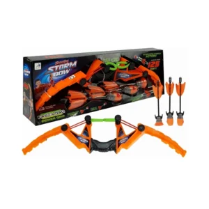 Arco y Flecha N 1 Set de Arco y Flecha Silbadora Naranja de Juguete Tiro Al Blanco