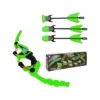 Set de Arco y Flecha Verde Lima Set de Arco y Flecha Silbadora Verde de Juguete Tiro Al Blanco