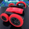 Auto Acrobatico 8 Auto Acrobático Rojo con Control Remoto 27mhz Stunt Car 360°