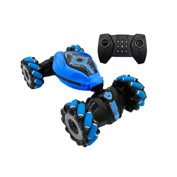 Auto Acrobatico Articulado 1 Auto Control Remoto Acrobático Azul Giro 360° tracción integral