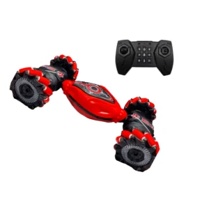 Auto Acrobatico Articulado Rojo 1 Auto Control Remoto Acrobático Rojo Giro 360° tracción integral