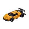 Auto Lanza Humo 2 Auto Deportivo Control Remoto Con Humo Luces, Sonido y Turbo Amarillo