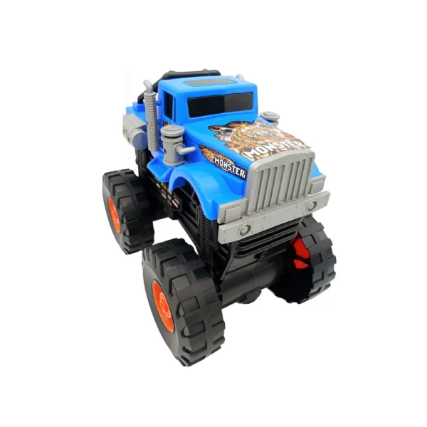 Camión Monster Truck Azul Off Road con Luz y Música