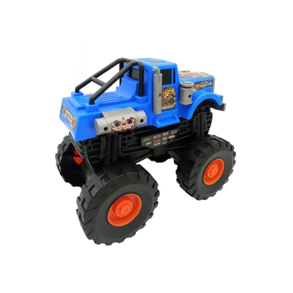 Camión Monster Truck Azul Off Road con Luz y Música