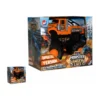Auto Monster N 4 Camión Monster Truck Naranja Off Road con Luz y Música