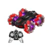 Auto Spray Auto a Control Remoto Stunt Spray con Humo Real, Luces LED y Giros 360° Rojo