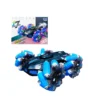 Auto Spray 6 Auto a Control Remoto Stunt Spray con Humo Real, Luces LED y Giros 360° Azul