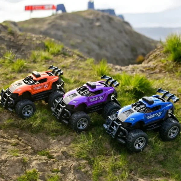 Auto Deportivo a Control Remoto Mini Stunt 360° Naranja Con Luz y Sonido