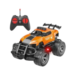Auto Stunt Naranja 1 Auto Deportivo a Control Remoto Mini Stunt 360° Naranja Con Luz y Sonido