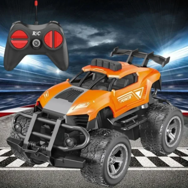 Auto Deportivo a Control Remoto Mini Stunt 360° Naranja Con Luz y Sonido