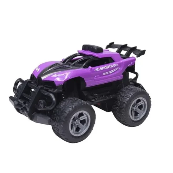 Auto Stunt Violeta 2 Auto Deportivo a Control Remoto Mini Stunt 360° Violeta Con Luz y Sonido