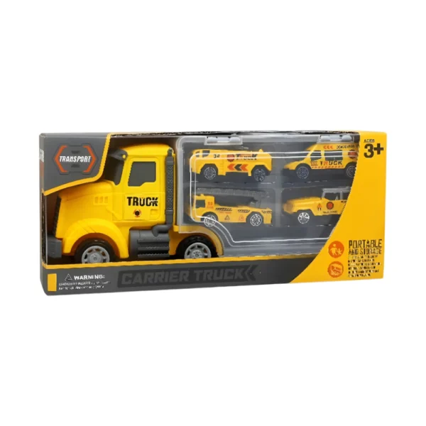 Camion Mosquito Valija Porta Autos Rescate Bomberos Amarillo 3 Camión Mosquito Amarillo con Valija Porta Autos Rescate Bomberos