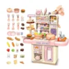 Cocina 2 Cocina Infantil con Vapor Real Agua y Sonido con Accesorios