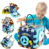 Cubo Montessori 10 Cubo Didáctico de Actividades para Bebés 6 en 1