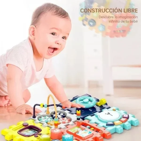 Cubo Montessori 7 Cubo Didáctico de Actividades para Bebés 6 en 1