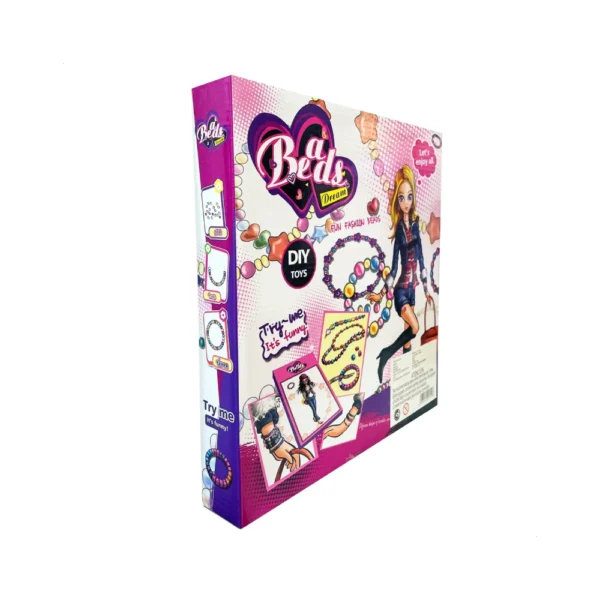 Kit Belleza 9 Set de Bijouterie Infantil con Aplicador Eléctrico para pulseras, collares y accesorios