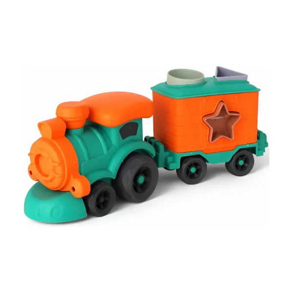 Locomotora Eco 4 Locomotora infantil con Figuras Encastrables Eco Friendly