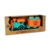 Locomotora Eco 7 Locomotora infantil con Figuras Encastrables Eco Friendly