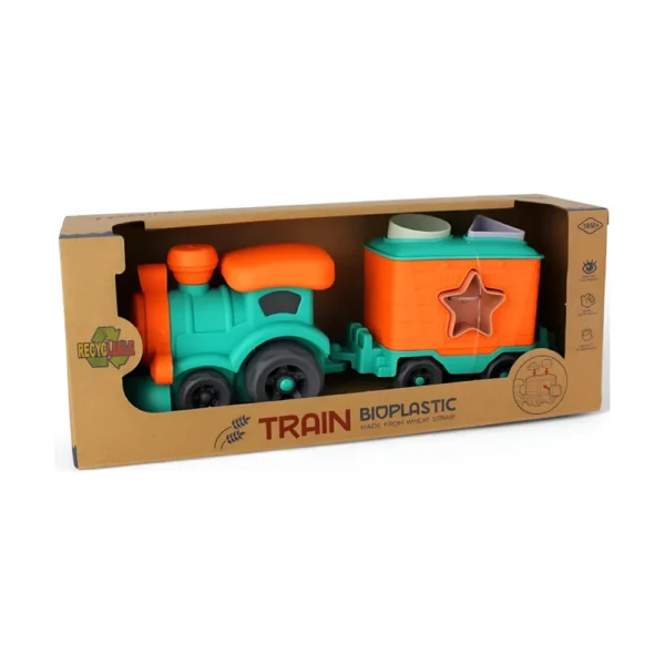 Locomotora Eco 7 Locomotora infantil con Figuras Encastrables Eco Friendly