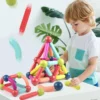 Magnetic 42 pc 4 Bloques Magnéticos x42 Piezas – Didáctico, Colorido y Súper Creativo