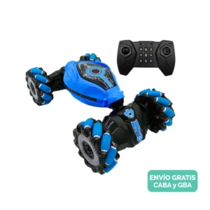 Auto Control Remoto Acrobático Azul Giro 360° tracción integral Auto Control Remoto Acrobático Azul Giro 360° tracción integral