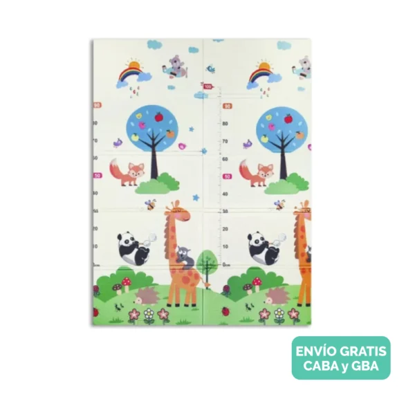 Alfombra Antigolpes Bebe Reversible ANIMALES-LETRAS NUMEROS 200x180 cm y 1cm Grosor Alfombra Antigolpes Bebe Reversible ANIMALES-LETRAS NUMEROS 200x180 cm y 1cm Grosor