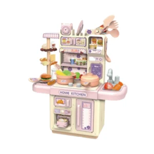 Cocina Infantil con Vapor Real Agua y Sonido con Accesorios