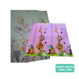 Alfombra Antigolpes Bebe Reversible BOSQUE -JIRAFA ROSA 150x180 cm y 0,8 cm Grosor Alfombra Antigolpes Bebe Reversible BOSQUE -JIRAFA ROSA 150x180 cm y 0,8 cm Grosor