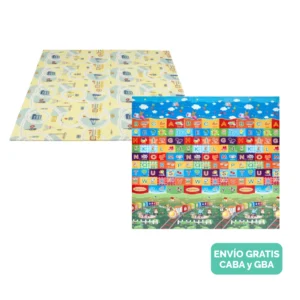 Alfombra Antigolpes Bebe Reversible LETRAS-CIUDAD 200x180 cm y 1,5 cm Grosor Alfombra Antigolpes Bebe Reversible LETRAS-CIUDAD 200x180 cm y 1,5 cm Grosor