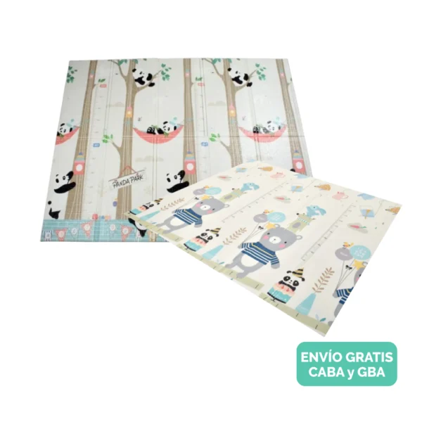 Alfombra Antigolpes Bebe Reversible PANDAS-OSITOS 200x180 cm y 1cm Grosor Alfombra Antigolpes Bebe Reversible PANDAS-OSITOS 200x180 cm y 1cm Grosor